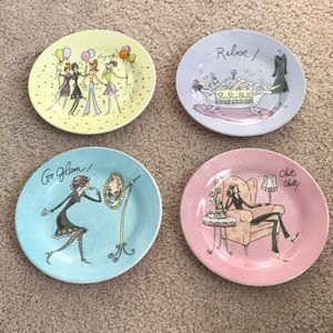 Glam Girls Collection dessert or appetizer plates